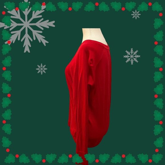 Athleta Womens Red Long Sleeve Crew Neck Athletic Pullover Top Size Small - Picture 5 of 12